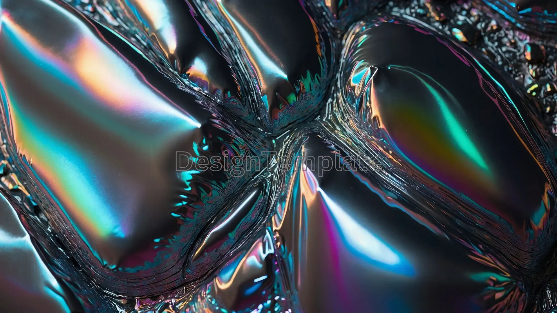 Gleaming Holographic Intricacies Detailed Image image